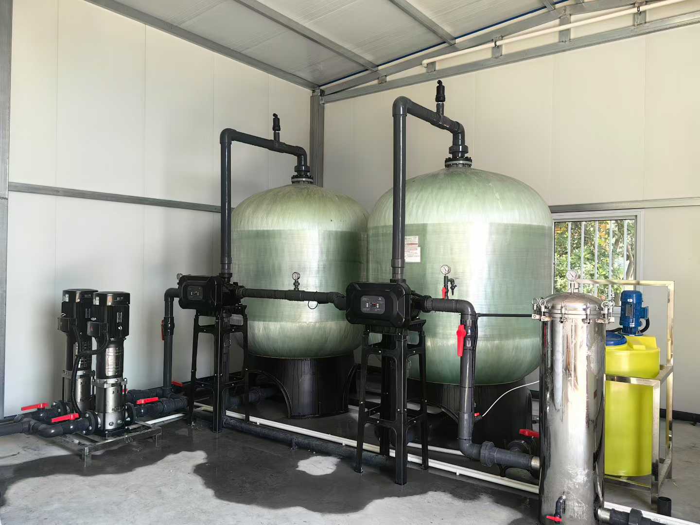 梧北村供水站 农村生活用水净化装置